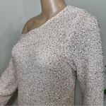 Pink Metallic Gold asymmetric Sweater Size undefined Photo 3