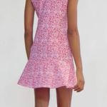 Ralph Lauren RLX  Printed V-Neck Knit Bright Pink Fish Womens Golf Dress Photo 2