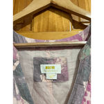 Maeve Anthropologie The Cassandra Watercolor Floral Neutral Maxi Dress Size XL Photo 2