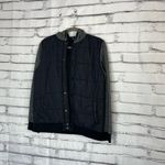 Ocean Current Women’s Puffer Jacket XL Black Gray Two Tone Button Up Hoodie Y2K Photo 8