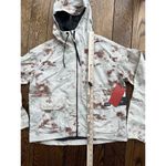 Mountain Hardwear NEW  Stryder Tan Full Zip Hooded Windbreaker Jacket Women XS Photo 3