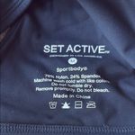 Set Active  navy Sportbody sports Bra with Wide Straps and Scoop Neck Photo 2