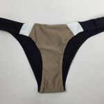 PilyQ  Colorblock Ruched Bikini Bottom M Photo 3