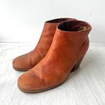 Rachel Comey  Mars Leather Ankle Boots Block Heel Casual Whisky Brown 7‎ Photo 3