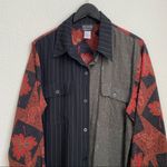 Vintage KOOS of Course Brown Combo Patchwork Button Down Shirt L Size L Photo 11