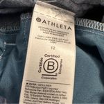 Athleta  Blue Linen Drawstring pull on Pants size 12 Photo 7