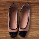 INC  International | Jenaya tan / brown & black ballet flat shoes 7M handmade Photo 0