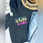 Pura Vida  Beachy Bohemian Colorblock Pullover Hooded Sweatshirt Photo 3