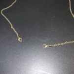 Bronze tone ball and tassel necklace 22” chain 4” pendant Edwardian Renaissance Gold Photo 2