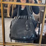 Cole Haan Black Python Leather Snakeskin Medium Crossbody Shoulder Bag Purse Photo 1