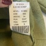 Geiger Wool 2 Piece Green‎ Embroidered Floral Vintage Skirt Jacket Set Size 34 Green Photo 13