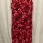 Vintage 90’s dusty rose floral pull on maxi sleeveless dress summer breezy Pink Size L Photo 3