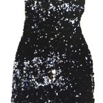 Frederick's of Hollywood Black Sequin dress. Small Photo 3