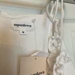 Revolve superdown Camile Tie Strap Mini Dress in White Photo 6