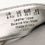 Naturalizer  Womens 6.5W Lily Silver Metallic Leather Sandal Comfort Summer Beach Photo 6