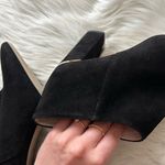 Kate Spade ☀️3/$25  Darota Boots Black gold 10 heeled suede Photo 5