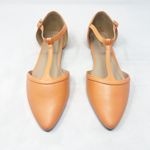 Modcloth [] Turn Back Prime T-Strap Retro Pointed Toe Vegan Ballet Flats Size 11 Photo 5