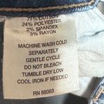 Hannah Women Size 14 Blue Denim Jeans Custom Gold Metallic Painted Accen Stretch Photo 7