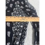 Joie  Womens 100% Silk Long Sleeve Short Dress Black White Size‎ Small Lined Photo 5