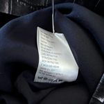 Giambattista Valli Black Surplice Crocodile Print Sleeveless Shift Dress Photo 6