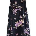 Dress Barn Vintage Y2K  Floral Midi Skirt Women's Size 8 Fairy Dark Romantic 90s Photo 0