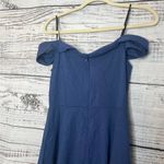 Lulus Season of Fun Denim Blue Off Photo 2