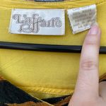 Laffaire Vintage Yellow Funky Seashell Embellished Button Up T-shirt Photo 8