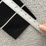 Ming Wang  Open Knit 3/4 Sleeve Cardigan Business Casual Workwear Black Women's M Photo 7