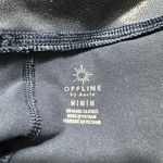 Aerie  Offline Blue Sparkly Ankle Leggings Size M Photo 4