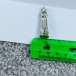 Pacific&Co Lighthouse Brooch Pendant PS& Black White Silver Tone Metal Stripe Ocean Beach Photo 5