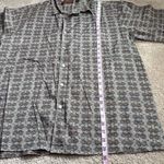 Tori Richard  Honolulu Brown Geo Print Cotton Mens Short Sleeve Button Down Photo 2