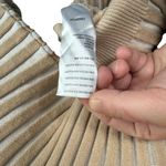 Free People Women’s Mad Chill Mock Neck Balloon Sleeve Pullover Ivory Size S Photo 8