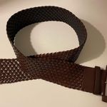 Reptile’s House Milano Brown Genuine Italian Leather Rope Belt Photo 7