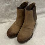 Sorel Joan of Artic Wedge II Chelsea Boots sz 8 Tan Photo 5