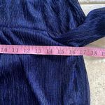 Anthropologie Moulinette Soeurs Ruffled Metallic Top Navy Photo 14