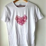 Rose Petals Heart Shirt, Large 🥀 White Photo 0