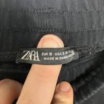 ZARA  wide leg sweatpants black pockets women's size small trendy lounge casual Photo 3