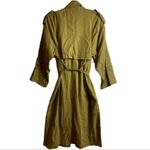 Jen's Pirate Booty Jen’s Pirate Booty Linen Trench Coat Size Small Photo 2