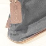 Coach VINTAGE  E9D-6136 BLACK CANVAS / BROWN LEATHER TRIM PURSE HANDBAG Photo 3