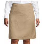 Lands' End  Women's Long Beige Skirt Size 12 Photo 0