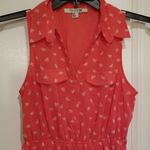 Forever 21 ππ Pink & White Bow Shirt Dress Photo 2