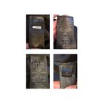 Burberry  Prorsum Cotton Blend Long Pleated Black Double Breasted Trench Coat 38 Photo 12