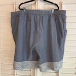 Swimsuits For All Chambray Shorts Size‎ 28 Blue Size undefined Photo 1