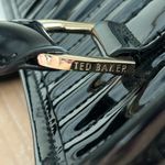 Ted Baker NEW Woody Mini Bowler Top Handle Bag Black Faux Leather Photo 4