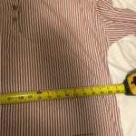Levi's Red and White Striped Casual Shirt Photo 6
