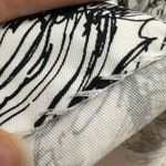 Eddie Bauer  French Toile Floral Black & White Cotton Skirt 6 Small Photo 2