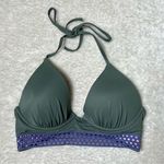 Shade & Shore Hunter Green Bikini Top Photo 1