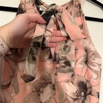 Eliza J  Floral Chiffon Maxi Dress size 4 Photo 4