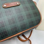 Vintage Plaid Paris Sport Club crossbody bag. Green Photo 3