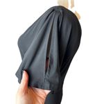 Velvet Graham And Spencer Black Jersey Knit Short Split Sleeve Mini Dress XS Photo 5